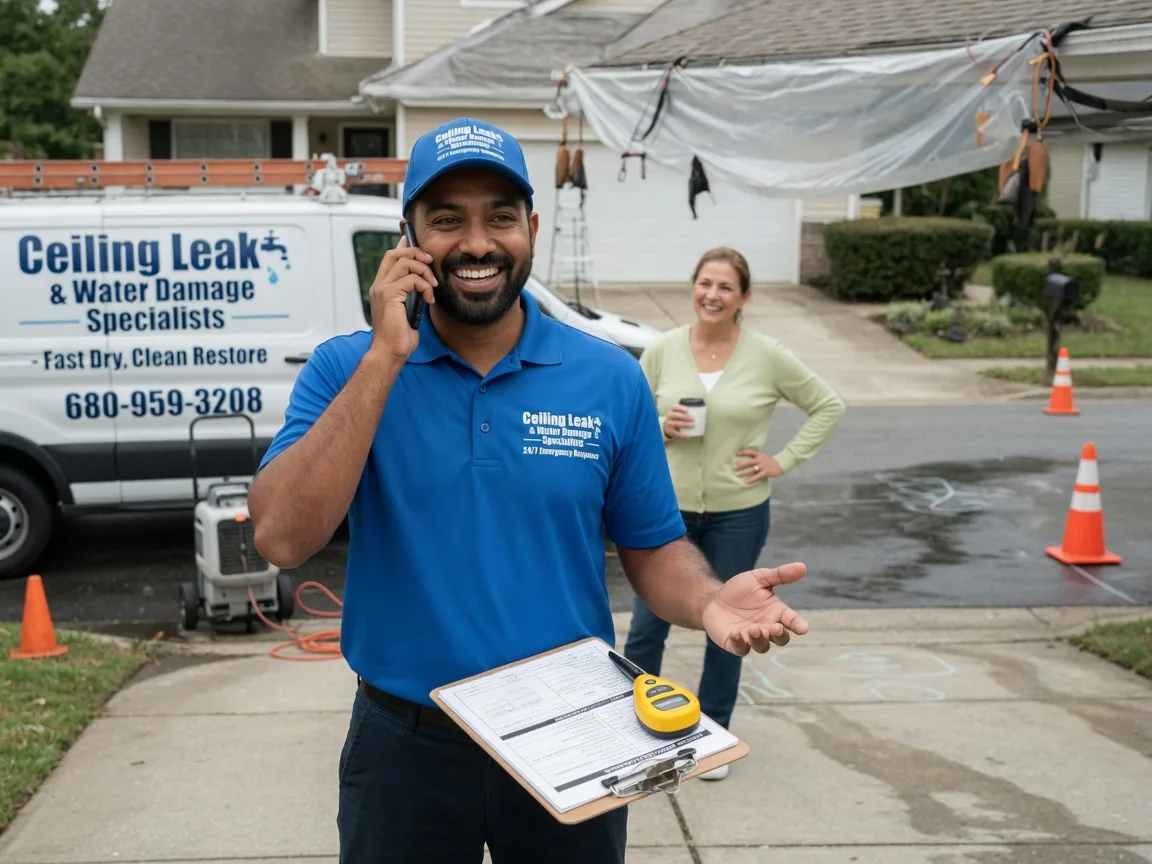 Ceiling Leak Cleanup Ether, NC FAQs