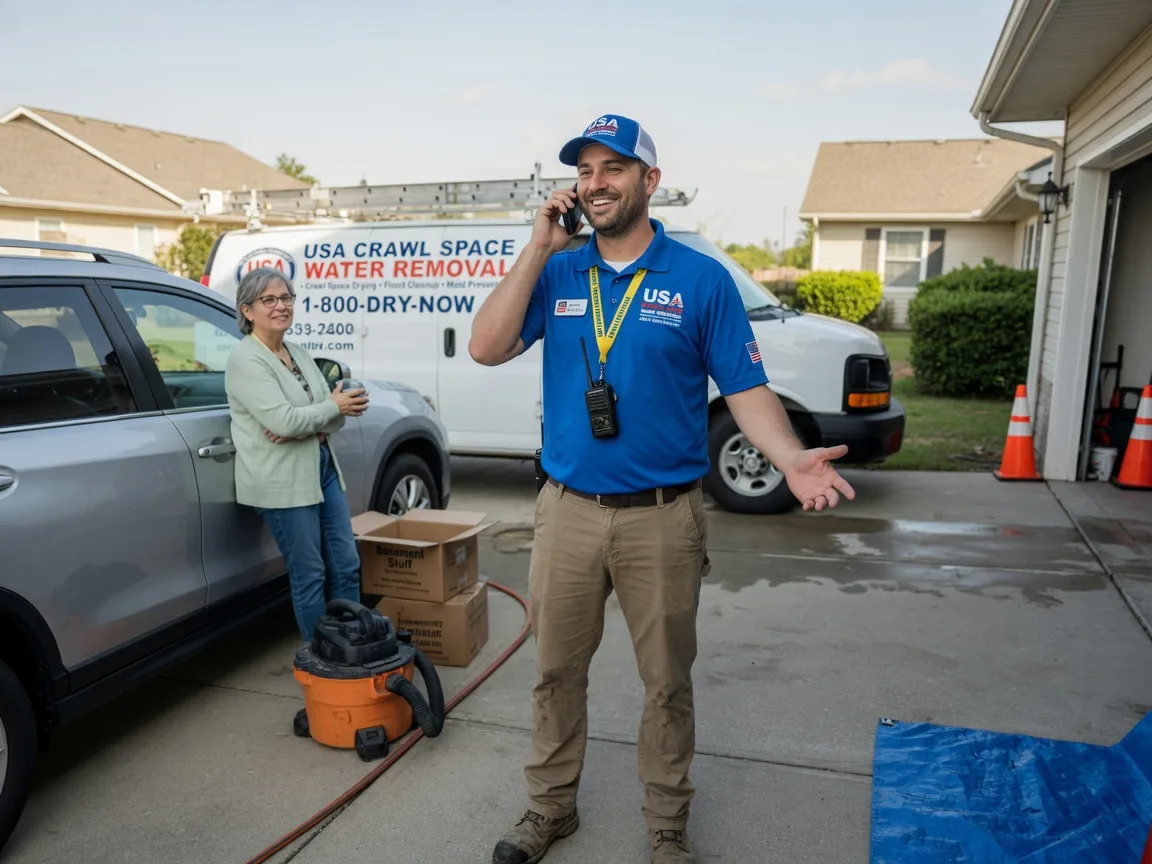 Crawl Space Water Removal Ether, NC FAQs